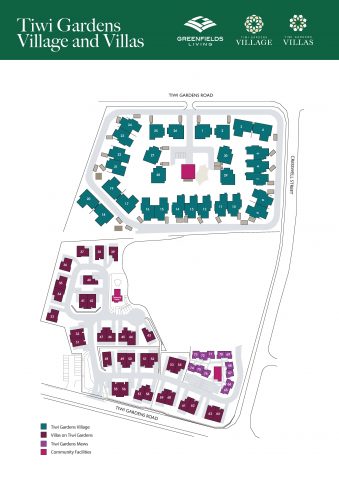 Tiwi Gardens Site Map