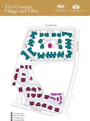 Tiwi Gardens Village and Villas Map
