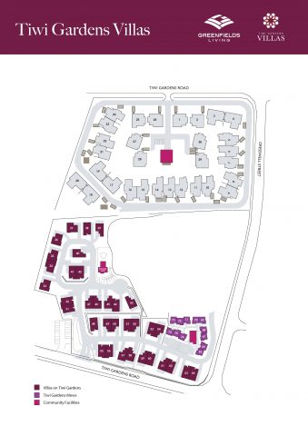 Tiwi Villas Site Map