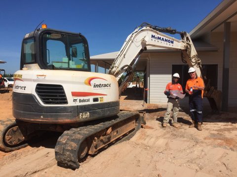 Dennis and Kevin from McMahon services and Intract